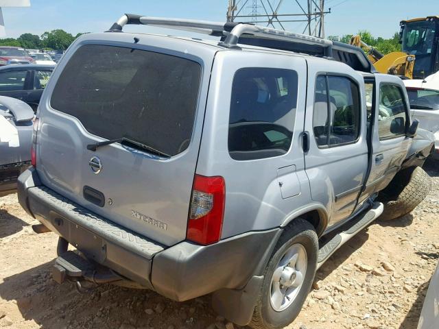 5N1ED28Y33C666476 - 2003 NISSAN XTERRA XE SILVER photo 4