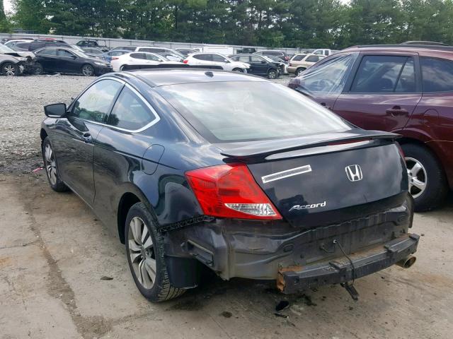 1HGCS1B81CA004199 - 2012 HONDA ACCORD EXL BLACK photo 3