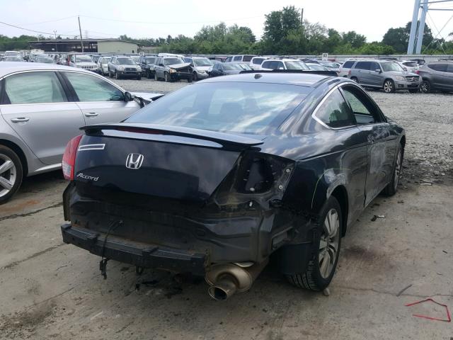 1HGCS1B81CA004199 - 2012 HONDA ACCORD EXL BLACK photo 4