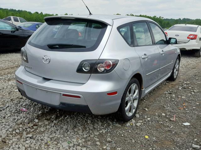 JM1BK343471745735 - 2007 MAZDA 3 HATCHBAC SILVER photo 4