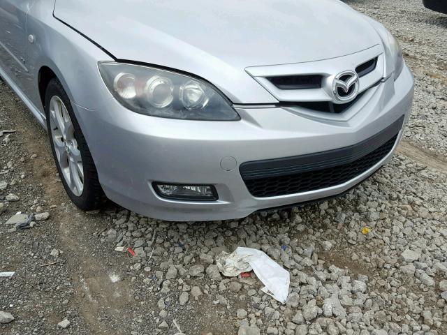 JM1BK343471745735 - 2007 MAZDA 3 HATCHBAC SILVER photo 9