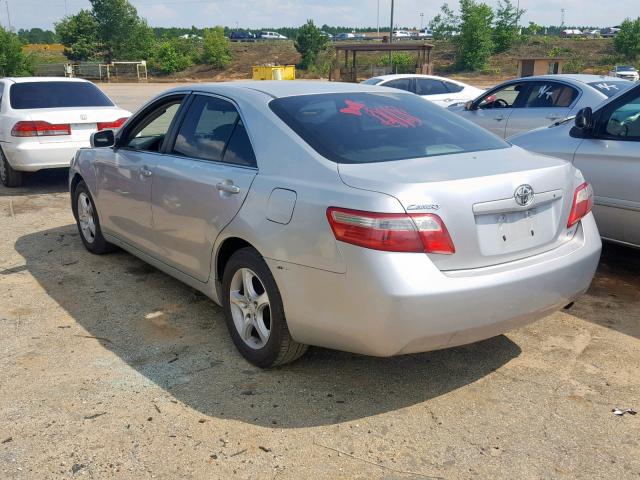 4T1BE46K67U559495 - 2007 TOYOTA CAMRY NEW SILVER photo 3