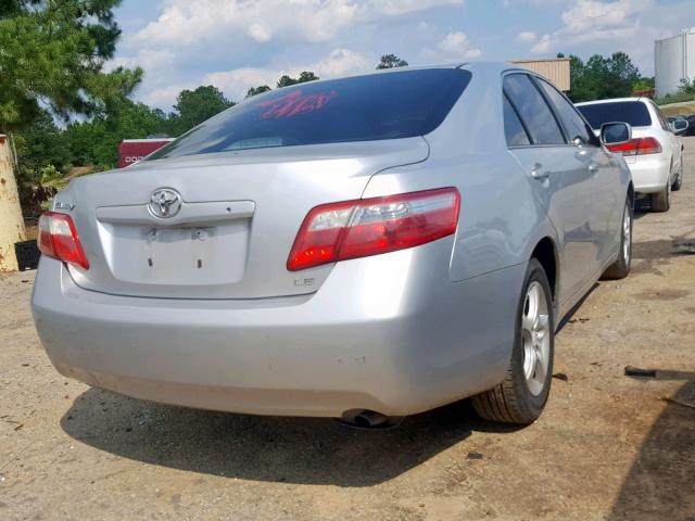 4T1BE46K67U559495 - 2007 TOYOTA CAMRY NEW SILVER photo 4