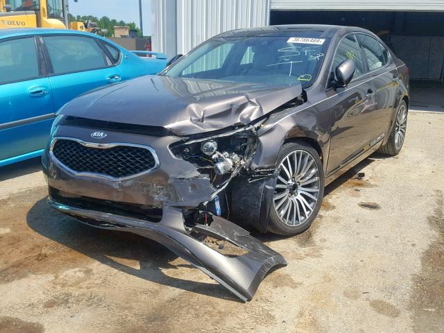 KNALN4D71E5122614 - 2014 KIA CADENZA PR GRAY photo 2