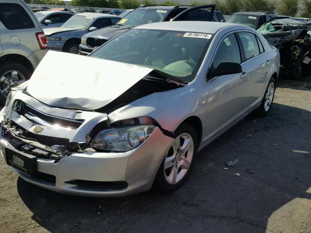 1G1ZA5EU7BF345211 - 2011 CHEVROLET MALIBU LS 银色 照片 2