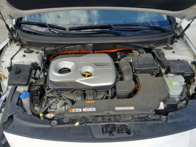 KMHE14L22GA030947 - 2016 HYUNDAI SONATA PLU WHITE photo 7