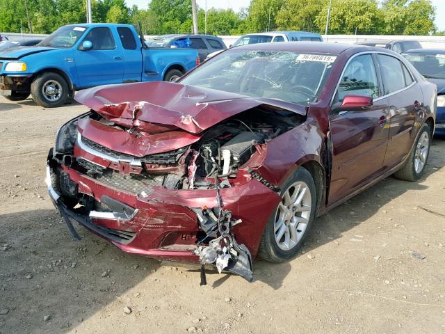 1G11C5SL5FF320719 - 2015 CHEVROLET MALIBU 1LT MAROON photo 2