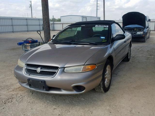 3C3EL45H4WT203069 - 1998 CHRYSLER SEBRING JX TAN photo 2