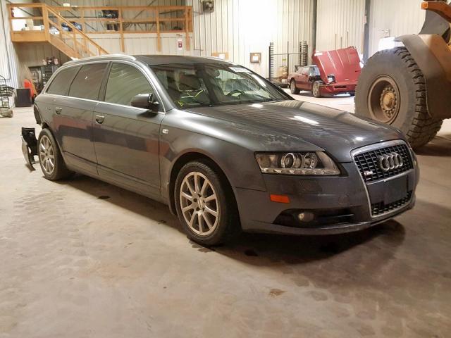 WAUSH74FX8N168135 - 2008 AUDI A6 S-LINE GRAY photo 1