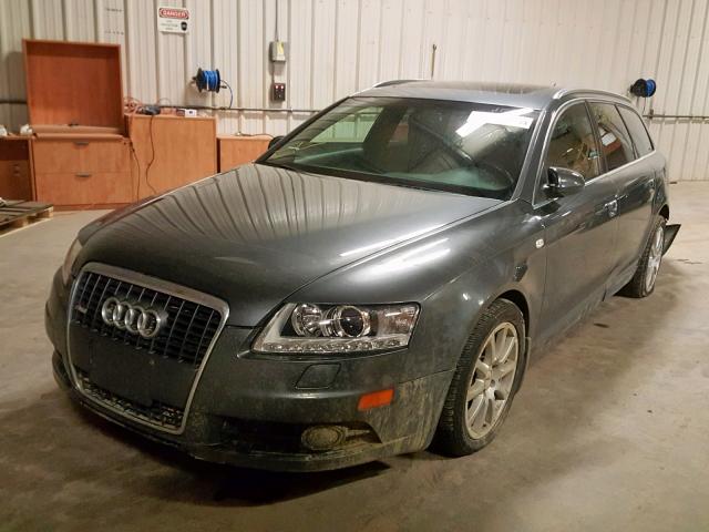 WAUSH74FX8N168135 - 2008 AUDI A6 S-LINE GRAY photo 2