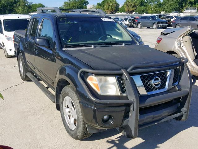 1N6AD07U07C452067 - 2007 NISSAN FRONTIER C BLACK photo 1