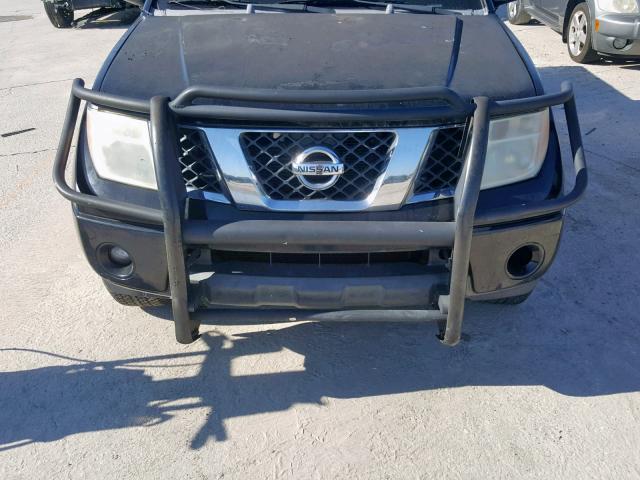 1N6AD07U07C452067 - 2007 NISSAN FRONTIER C BLACK photo 9