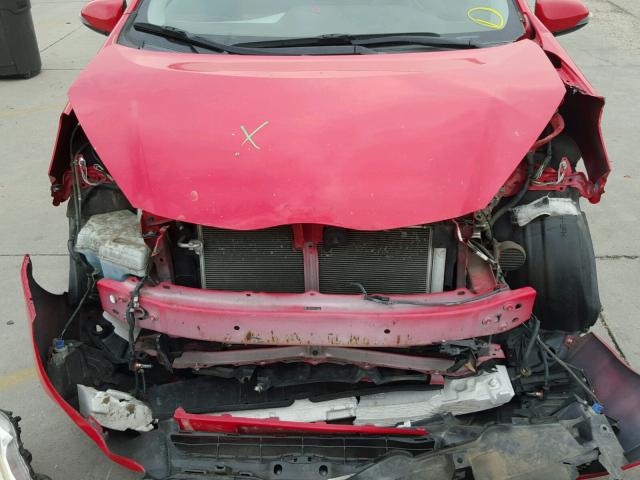 JTDKDTB32C1516011 - 2012 TOYOTA PRIUS C RED photo 9