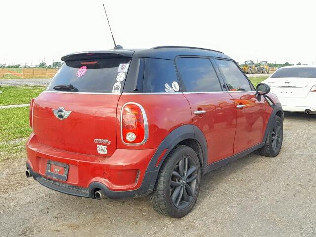 WMWZC3C55DWM28380 - 2013 MINI COOPER S C RED photo 4