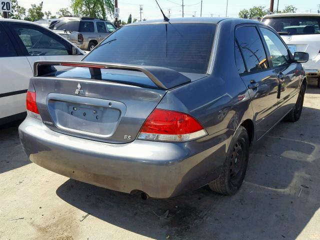 JA3AJ26E85U007714 - 2005 MITSUBISHI LANCER ES GRAY photo 4