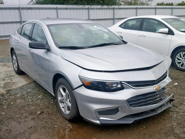 1G1ZB5ST4JF262780 - 2018 CHEVROLET MALIBU LS SILVER photo 1