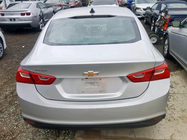 1G1ZB5ST4JF262780 - 2018 CHEVROLET MALIBU LS SILVER photo 9