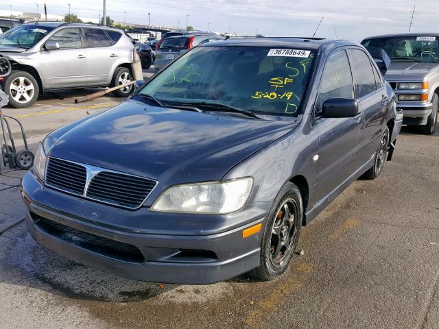 JA3AJ86E83U069033 - 2003 MITSUBISHI LANCER OZ CHARCOAL photo 2