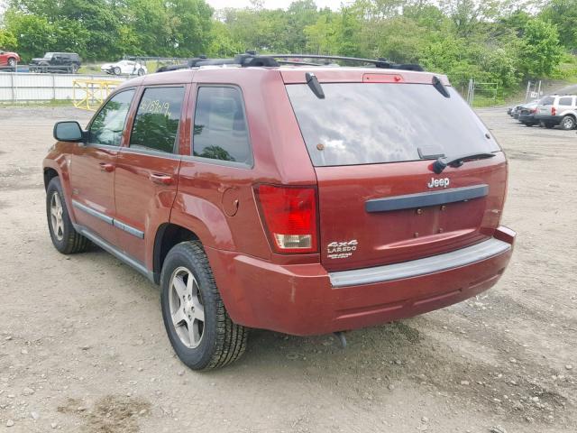 1J8HR48N37C637126 - 2007 JEEP GRAND CHER RED photo 3