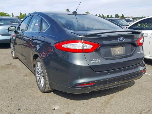 3FA6P0SU9FR281784 - 2015 FORD FUSION TIT GREEN photo 3