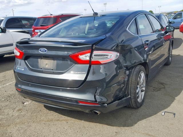 3FA6P0SU9FR281784 - 2015 FORD FUSION TIT GREEN photo 4