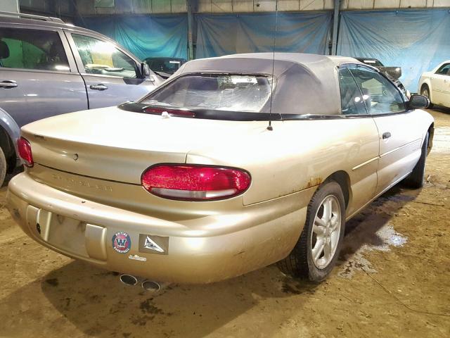 3C3EL45HXXT585819 - 1999 CHRYSLER SEBRING JX GOLD photo 4