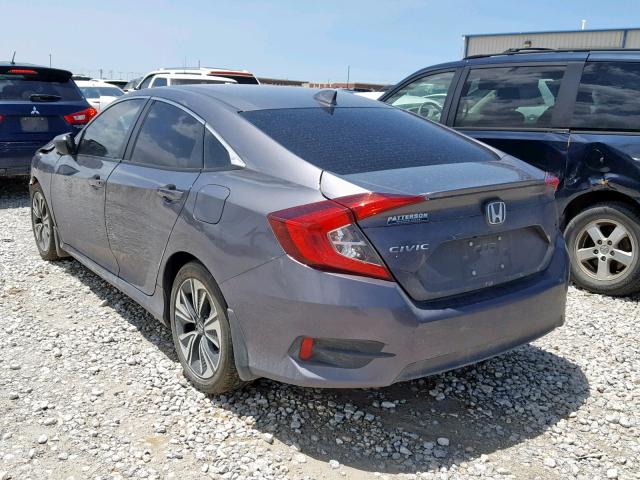 2HGFC1F70GH659991 - 2016 HONDA CIVIC EXL GRAY photo 3