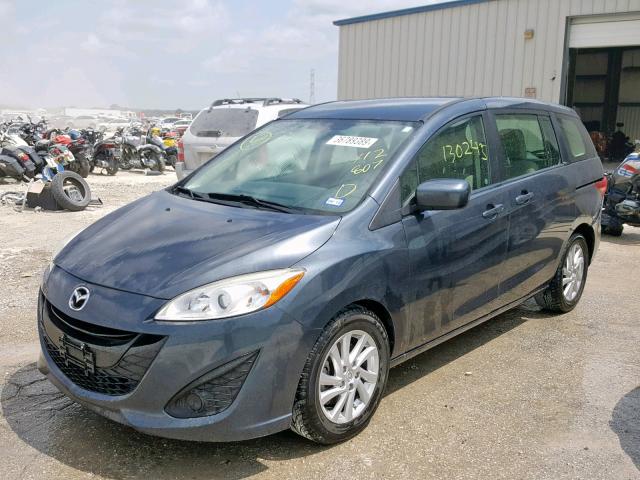 JM1CW2BL8C0112807 - 2012 MAZDA 5 GRAY photo 2