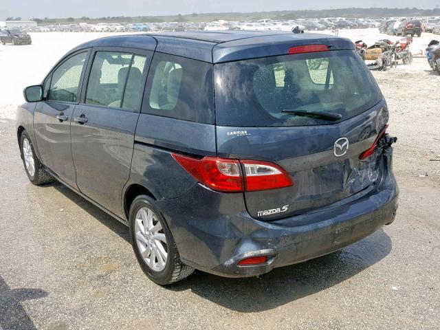 JM1CW2BL8C0112807 - 2012 MAZDA 5 GRAY photo 3