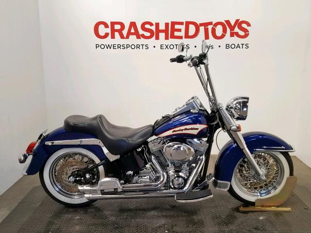 1HD1JFB3X6Y012757 - 2006 HARLEY-DAVIDSON FLSTI CALI BLUE photo 1