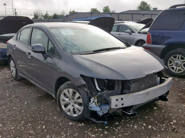 19XFB2F52CE365245 - 2012 HONDA CIVIC LX GRAY photo 1