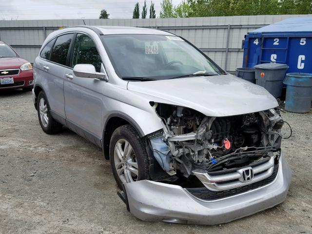 JHLRE4H7XAC002357 - 2010 HONDA CR-V EXL SILVER photo 1