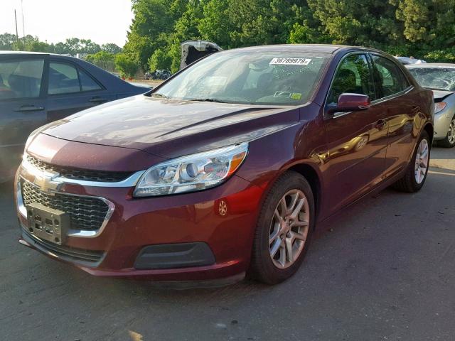 1G11C5SL9FF252649 - 2015 CHEVROLET MALIBU 1LT 栗色 照片 2