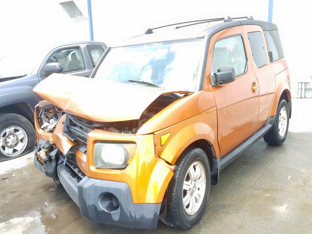 5J6YH18707L016124 - 2007 HONDA ELEMENT EX ORANGE photo 2