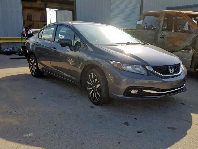 2HGFB2F98FH505019 - 2015 HONDA CIVIC EXL 灰色 照片 1