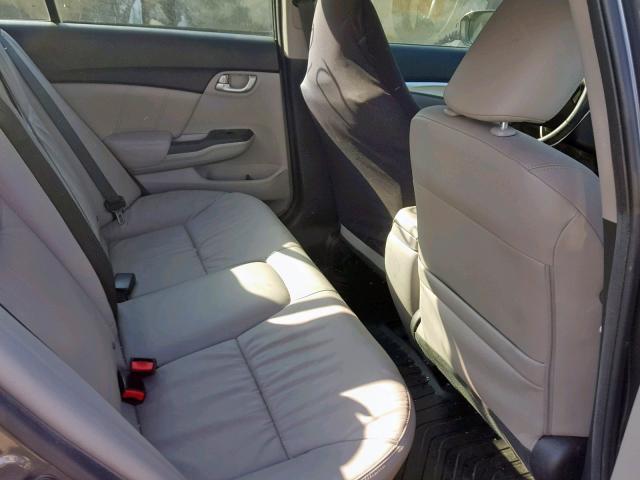 2HGFB2F98FH505019 - 2015 HONDA CIVIC EXL 灰色 照片 6