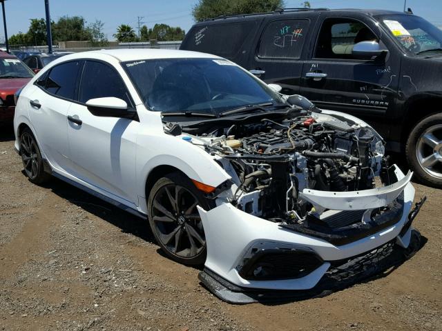 SHHFK7H4XHU204028 - 2017 HONDA CIVIC SPOR WHITE photo 1