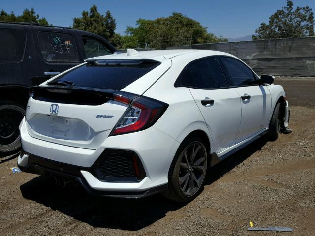 SHHFK7H4XHU204028 - 2017 HONDA CIVIC SPOR WHITE photo 4