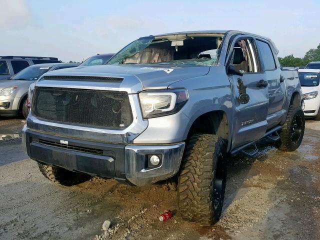 5TFEM5F13FX087030 - 2015 TOYOTA TUNDRA CRE SILVER photo 2