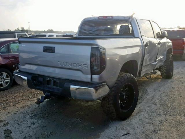 5TFEM5F13FX087030 - 2015 TOYOTA TUNDRA CRE SILVER photo 4