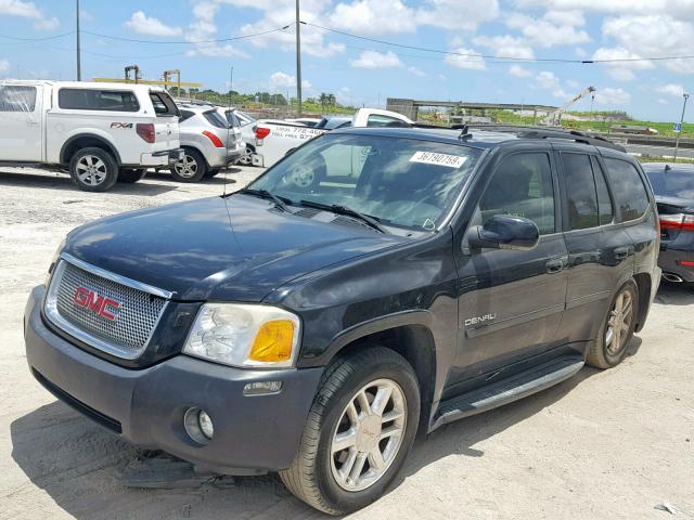 1GKET63M272217390 - 2007 GMC ENVOY DENA BLACK photo 2