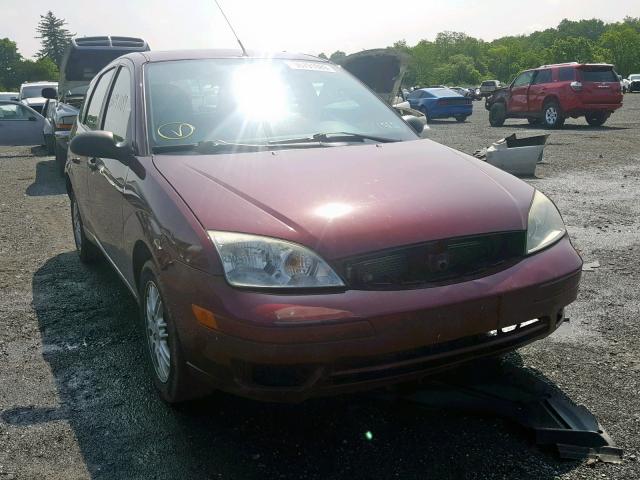 1FAHP37N37W345182 - 2007 FORD FOCUS ZX5 BURGUNDY photo 1