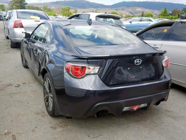 JF1ZNAA14F9708283 - 2015 TOYOTA SCION FR-S GRAY photo 3