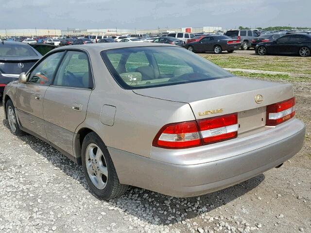 JT8BF28G1Y5079891 - 2000 LEXUS ES 300 TAN photo 3