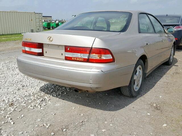 JT8BF28G1Y5079891 - 2000 LEXUS ES 300 TAN photo 4