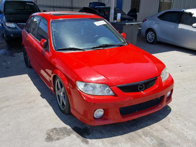 JM1BJ245421528984 - 2002 MAZDA PROTEGE PR RED photo 1