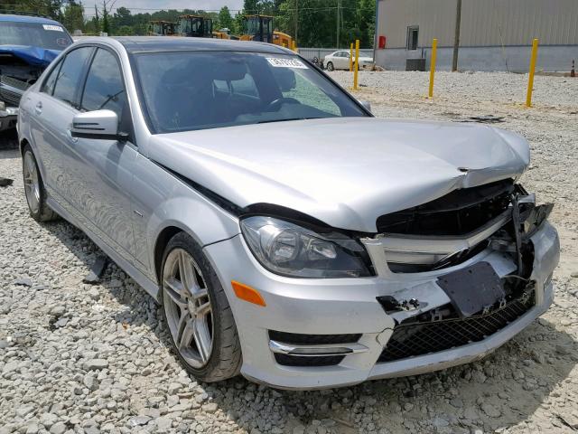 WDDGF4HB8CA623591 - 2012 MERCEDES-BENZ C 250 SILVER photo 1