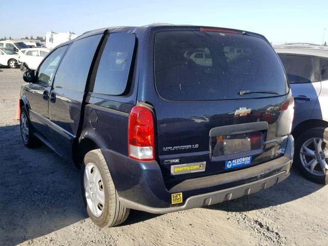 1GNDU23WX7D187436 - 2007 CHEVROLET UPLANDER L Mavi foto 3