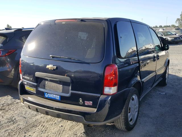 1GNDU23WX7D187436 - 2007 CHEVROLET UPLANDER L Mavi foto 4