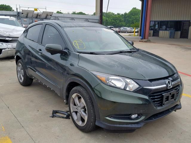 3CZRU5G5XGM749335 - 2016 HONDA HR-V EX GREEN photo 1